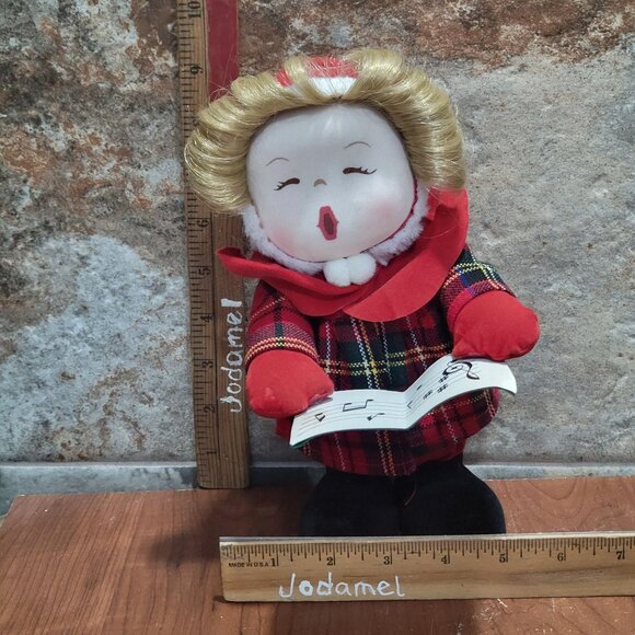 Vintage Mervyns Musical Caroler Animated Plays Jingle Bell - Picture 10 of 13
